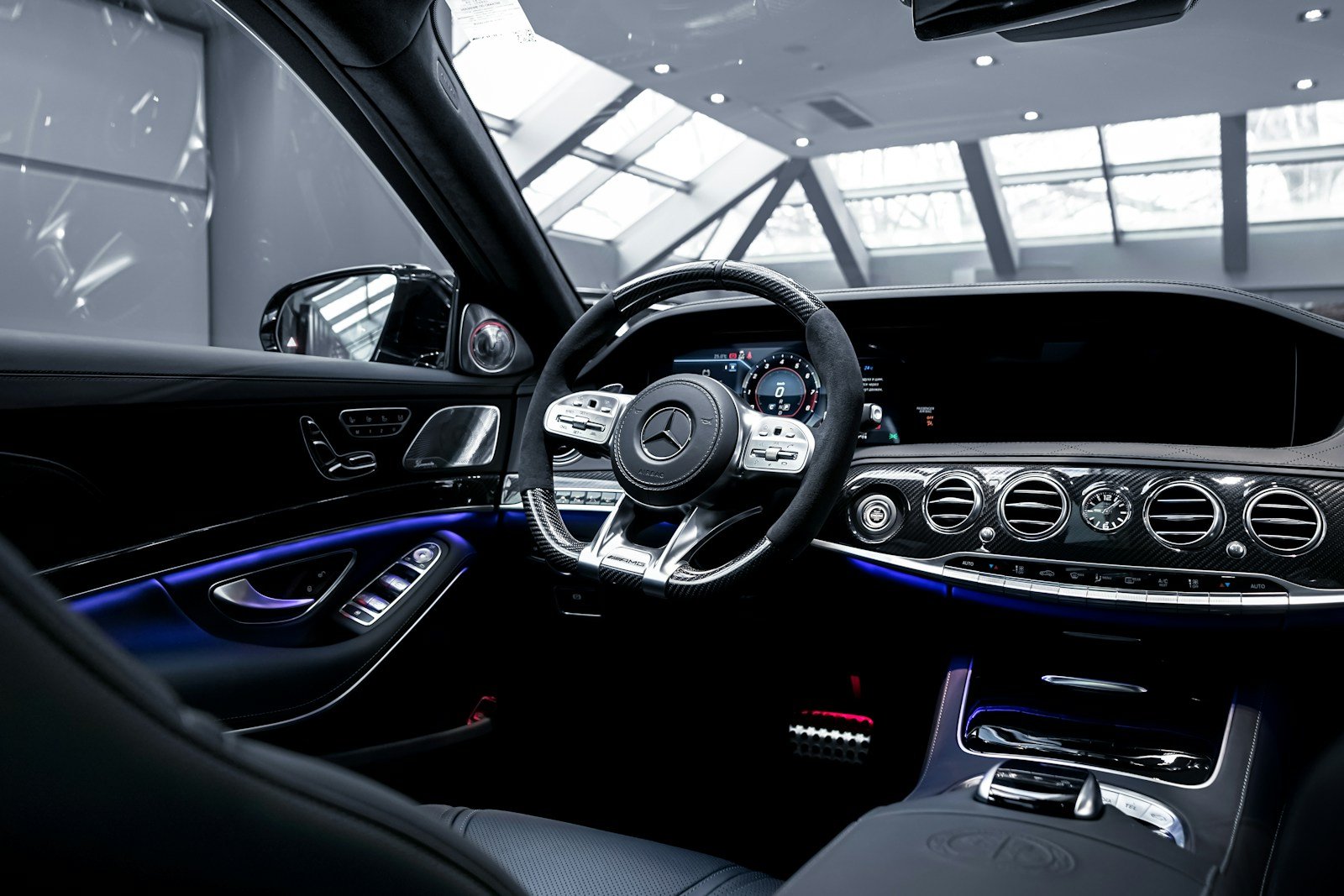 interior view of premium sedan